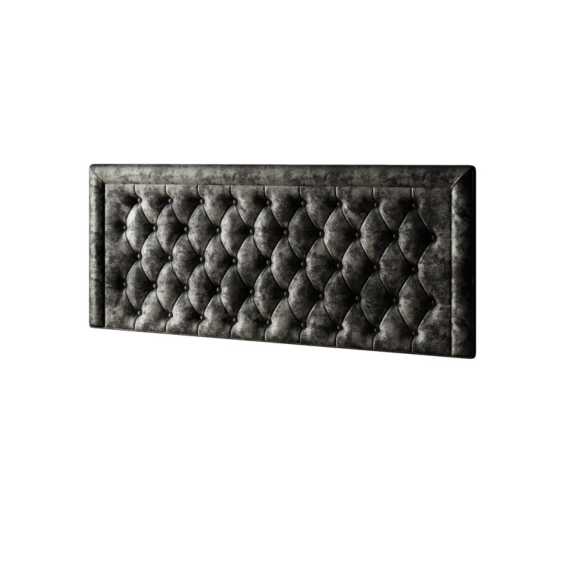 Fan Divan Bed Base, Single (3'), Black, No Drawer