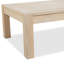 Table basse en bois d'eucalyptus brossé