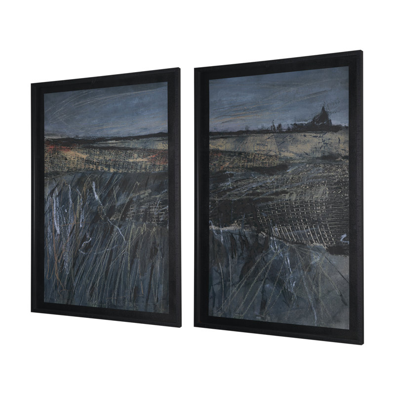 «Captivating Views» (ensemble de 2) par Studio, reproduction d'art encadrée à la main, Captivating Views, 2