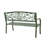 Verdigris Pineapple Metal Garden Bench