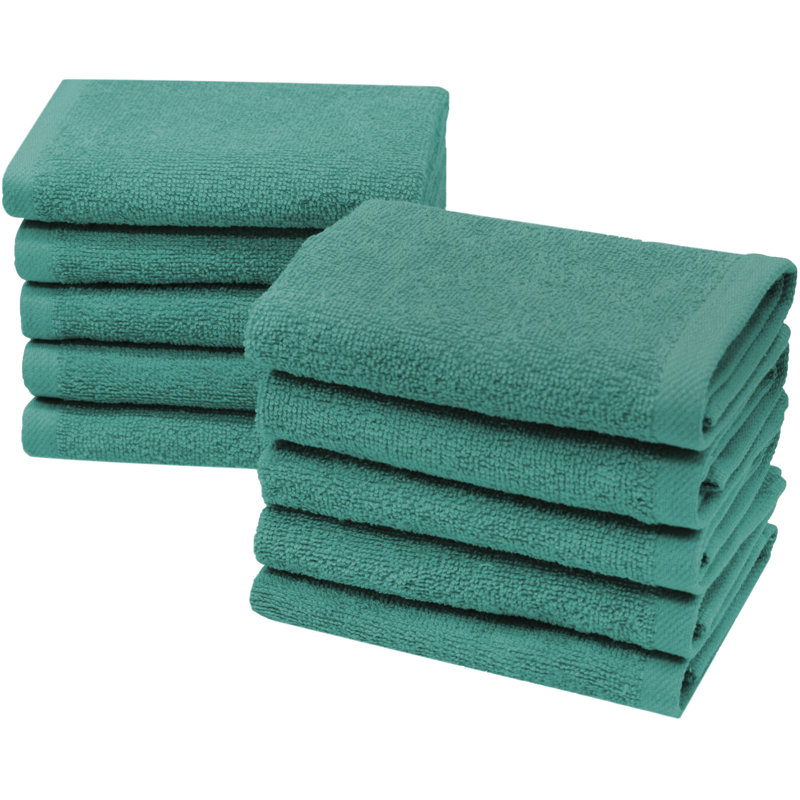 Midweight Towels, Turquoise
