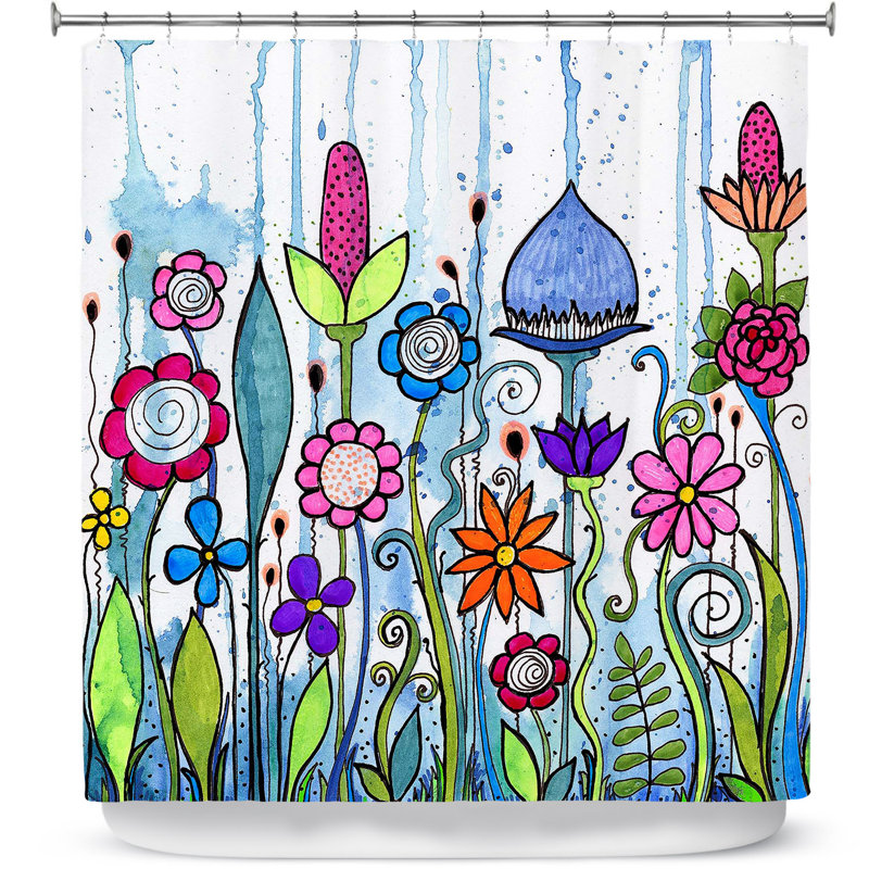 Rideau de douche simple misty