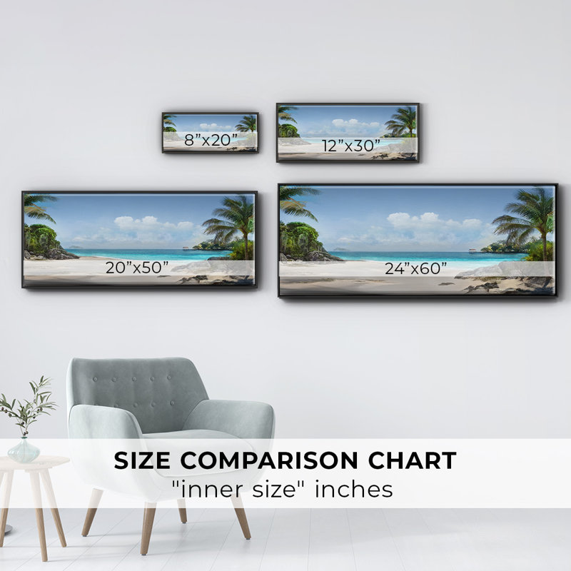 Down in Mexico- Framed Canvas, 12" H x 30" W