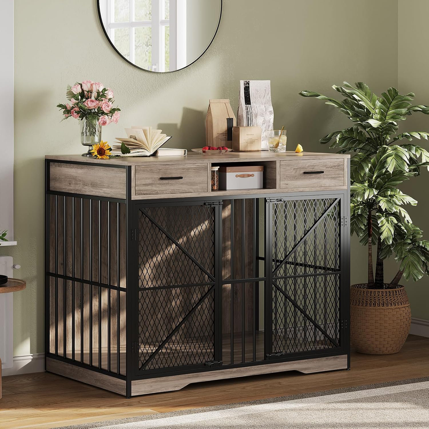 Photo inspiration: Picture Idea: Tucker Murphy Pet 44 Inch Dog Crate Furniture With Drawers