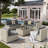 7 Pieces  Design-Oriented Rattan Patio Conversation Sets With Cushions-1750141655