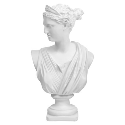 12.5in Greek Statue of Diana