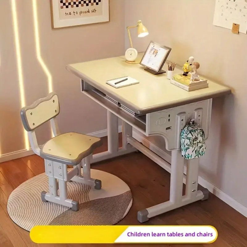 Bureau d'étude pour enfants, Gris / beige 