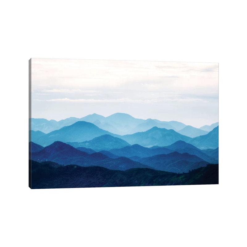 Blue Mountains by PhotoINC Studio - Print on Canvas, Wrapped Canvas, 20.32 cm H x 30.48 cm W