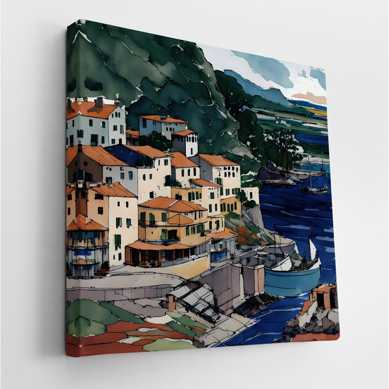 Cinque Terre View, H 54 po x l 54 po