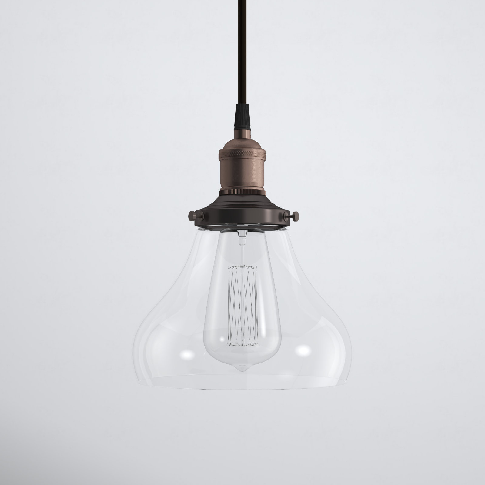 Clear & Glass Shade Pendant Lighting You'll Love