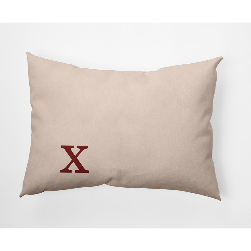 Coussin lombaire rectangulaire intérieur / extérieur Polyfill, Érable rouge