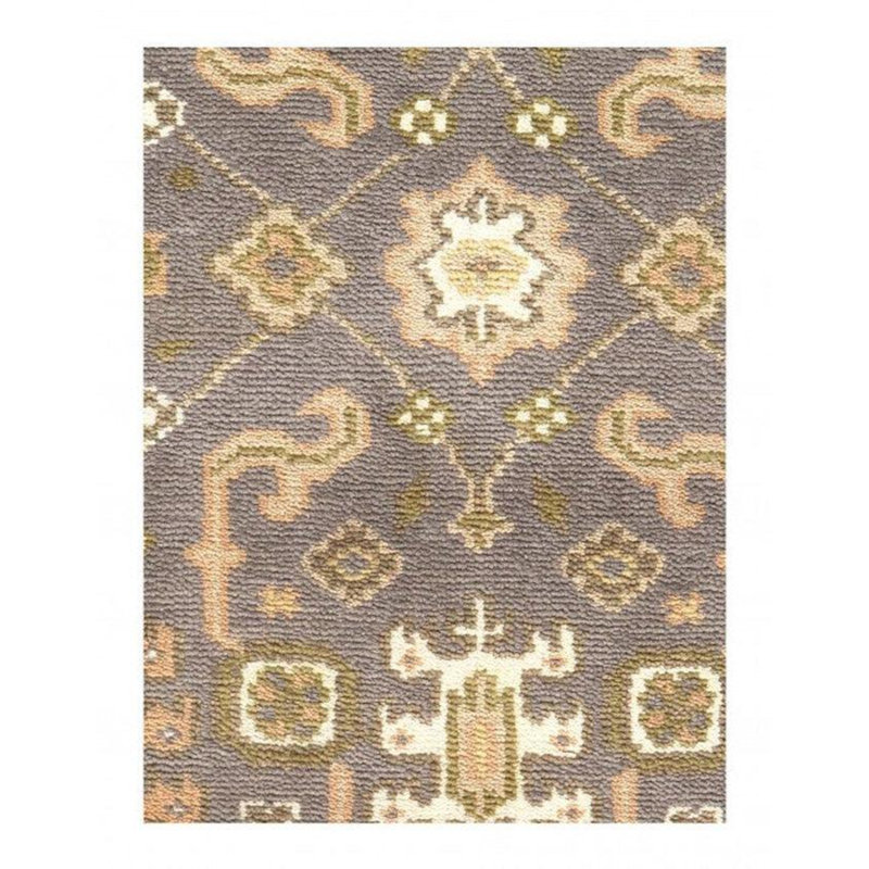 Wool Oriental Area Rug in Gray