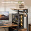 Metal Base Computer Desk with Power Outlet-1839369258-1839369259
