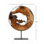 Sculpture ronde en bois de cèdre