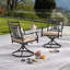 Chaise de patio pivotante avec coussin Rusi-824840704