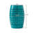 LILAC 12" Accent Side Table, Cylindrical Design End Table For Living Room, Family Room, Or Entryway, Industrial Style,Coffee Side Tables For Indoor Outdoor, Teal Color-1170168205