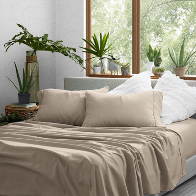Sateen Double Brushed Microfiber Sheet Set