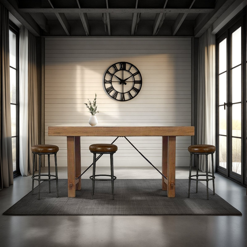 Warrendale 72" Wide Counter Table, Antique Natural