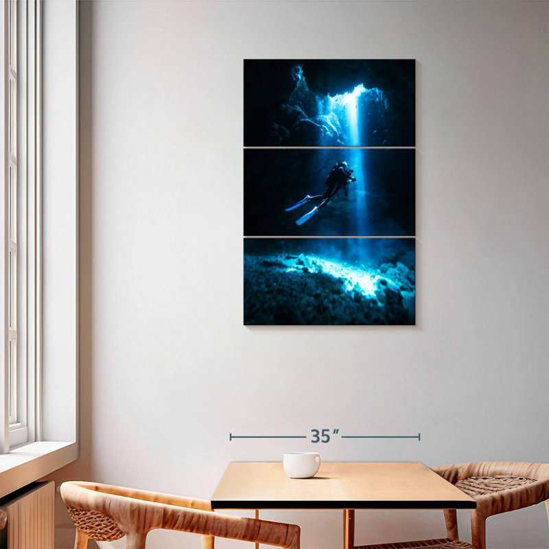 Sireci Scuba, 57" H x 36" W