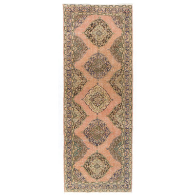 Tapis de couloir tribal rétro fait à la main pour couloir