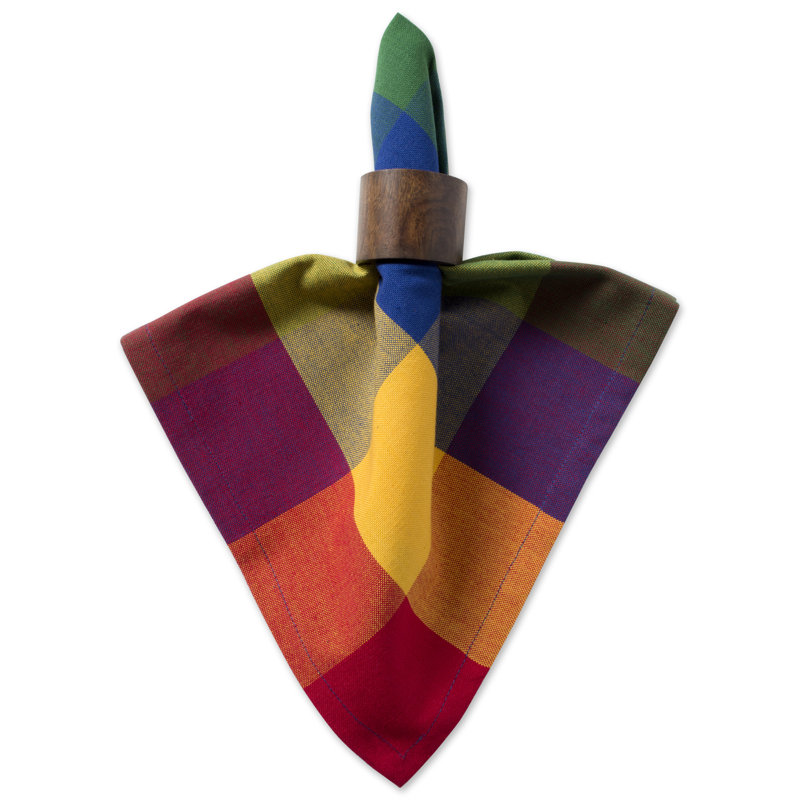 Dorcas Cotton Plaid Square Napkin