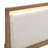 Contemporary Brown Upholstered Queen Bed With Touch - Controlled Led And Wood, Bedroom Retreat Modern Lighting Rails, Ideal For