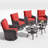 Imalai Wicker Patio Conversation Set with Cushions-2041874785