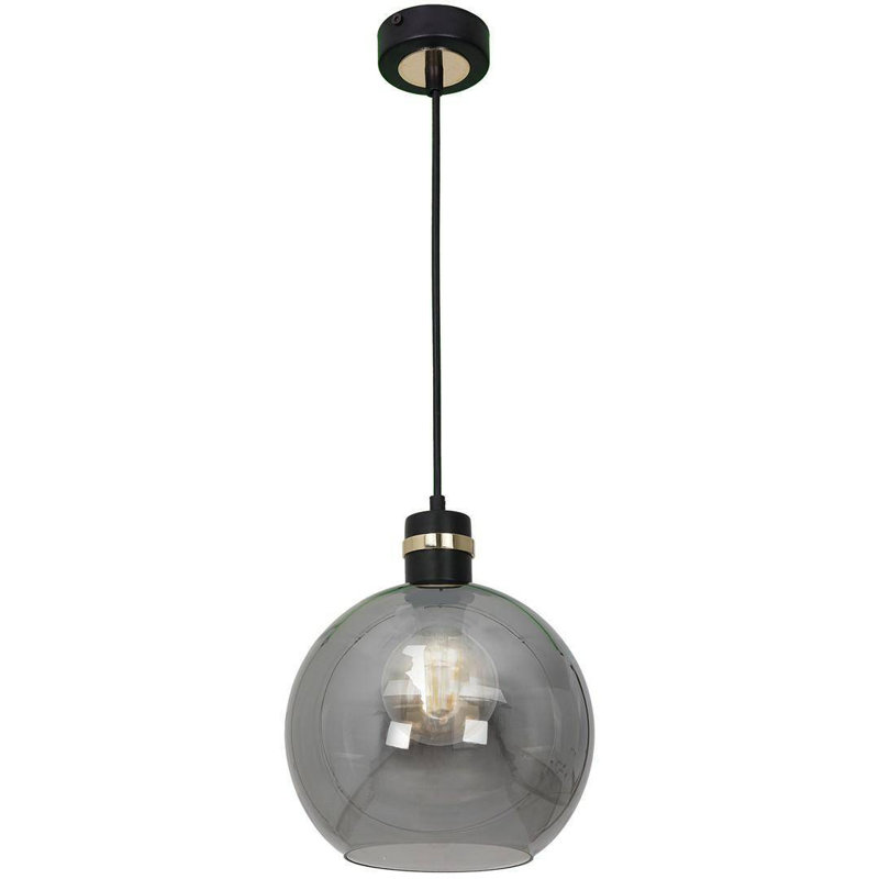 Brekin 1 - Light Black Sphere Pendant
