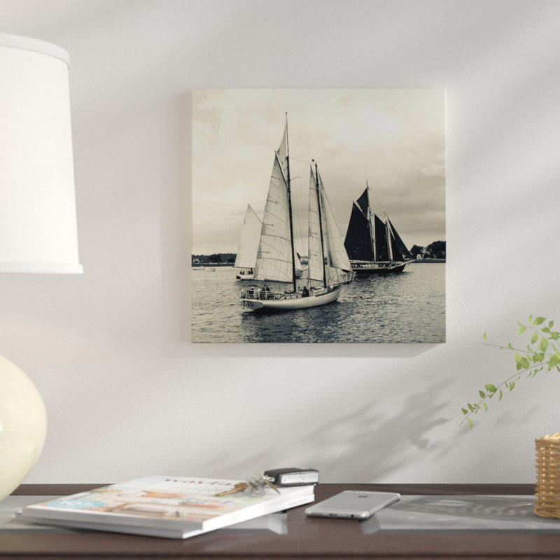 «Perception and Roseway pendant le Gloucester Schooner Festival», reproduction de photo sur toile, Pas de tapis, Toile tendue