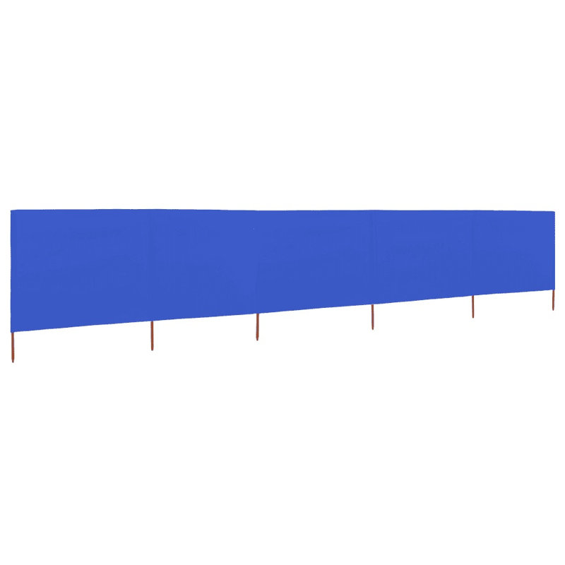 Braud Wood Folding Room Divider, 110cm H x 1200cm W, Blue