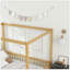 Lit en bois d'hévéa avec clôture Canopy-192470076