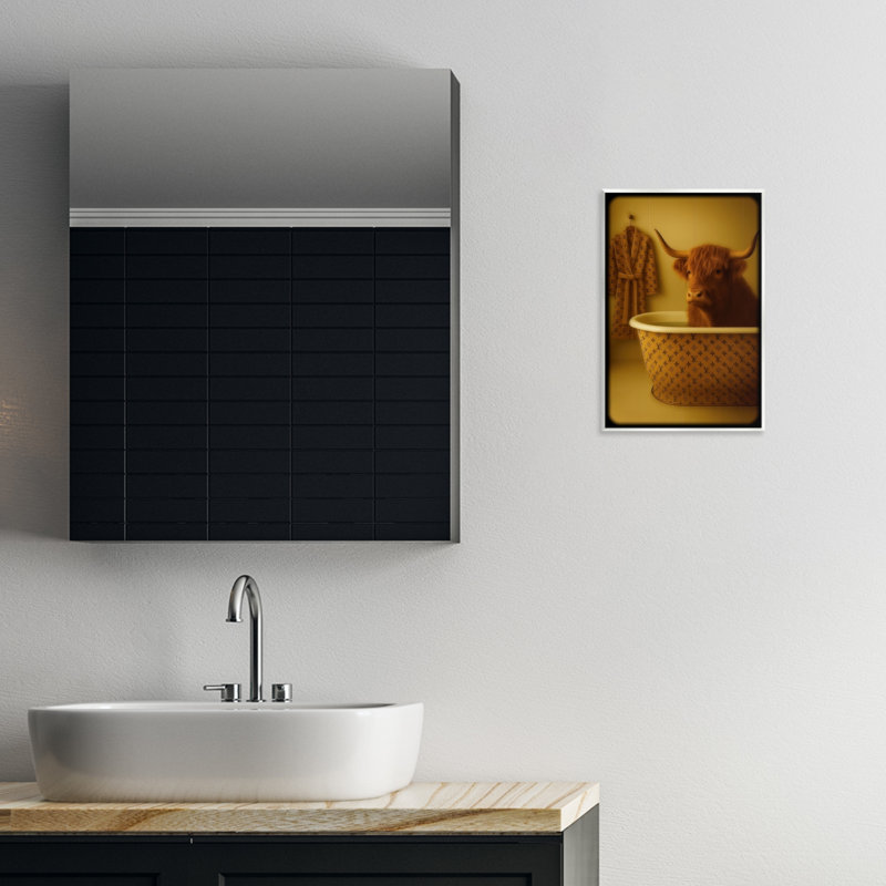 Plaque murale Couture Highland in Luxury Tub de Couture, design par Grotto Studios, 15 x 10