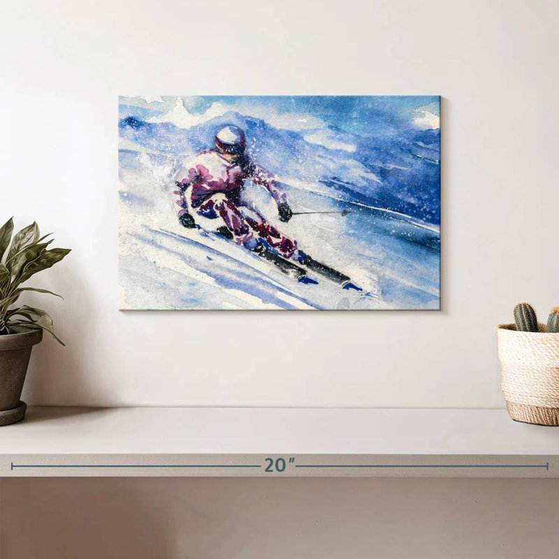 Sireci Ski, 8" H x 12" W