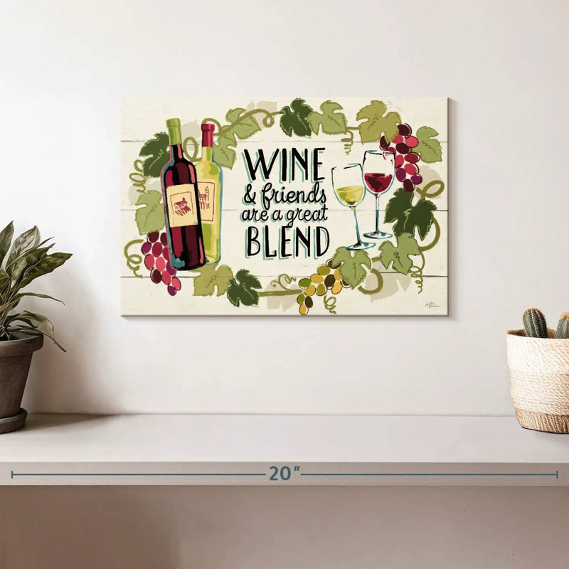 Tergel Wine And Friends I, H 8 po x l 12 po