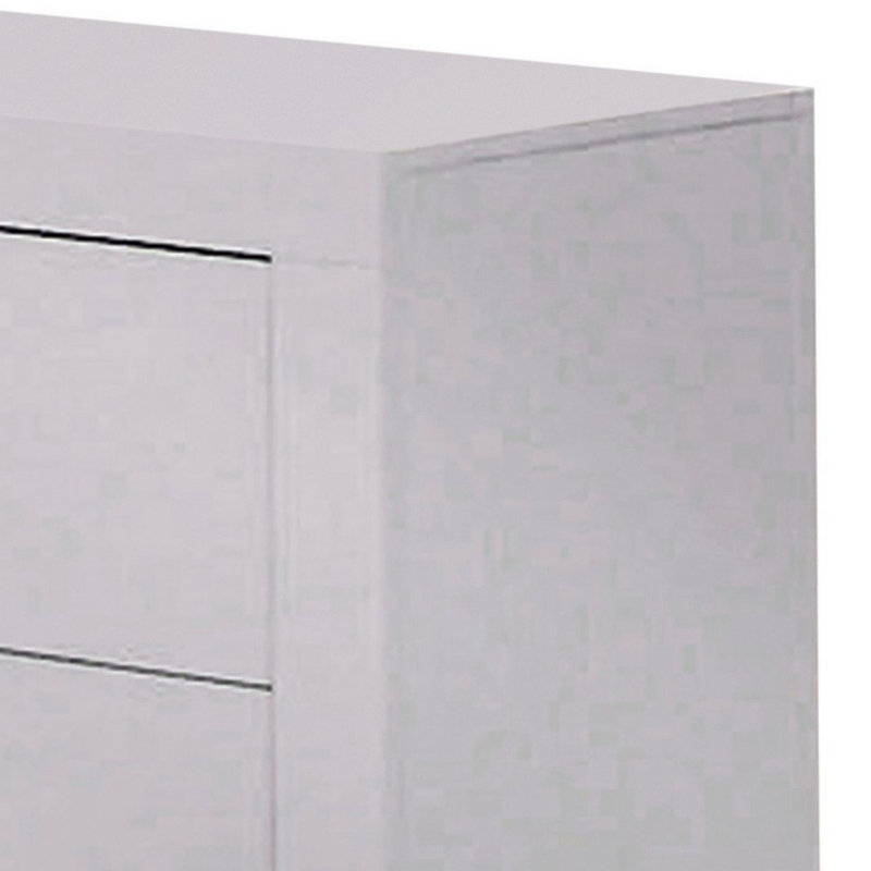 Semirah 2 - Drawer Nightstand, White/Black