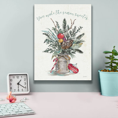 «Seasonal Charm 2» par Anne Tavoletti, art mural sur toile