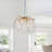 5 Light Dimmable Crystal Glass Chandelier With G9 Led Light Source