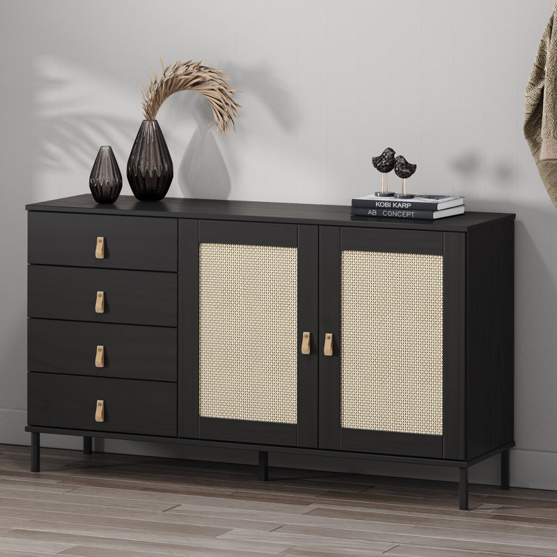 Stockham 140cm Sideboard, Black