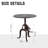 Kaileigh Iron Top End Table