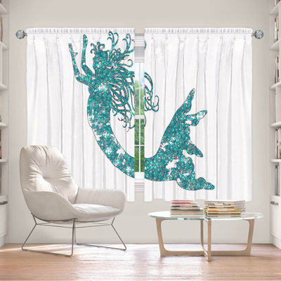 Paire de rideaux obscurcissant en polyester Rossy