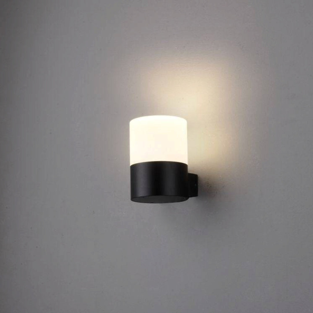 Rackhams Black/Light 9 Watt Led Outside Wall Mount - Image 2