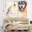 Tapisserie de loup hurlant Animal-28482890