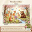 Papier peint auto-adhésif Mignon animaux de la forêt, cerfs, renards, ours, lapin, souris, printemps, prairies murales, H 69 po x l 96 po, papier peint amovible en PVC, adhésif mural pour chambre à coucher, bureau à domicile-799115416