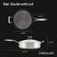 Circulon Stainless Steel Sauté Pan and SteelShield Hybrid and Nonstick Technology, 5 Quart, Silver