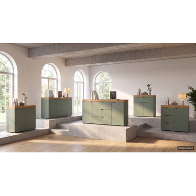 Ruthild Particle Board / Chipboard Standard Accent Cabinet