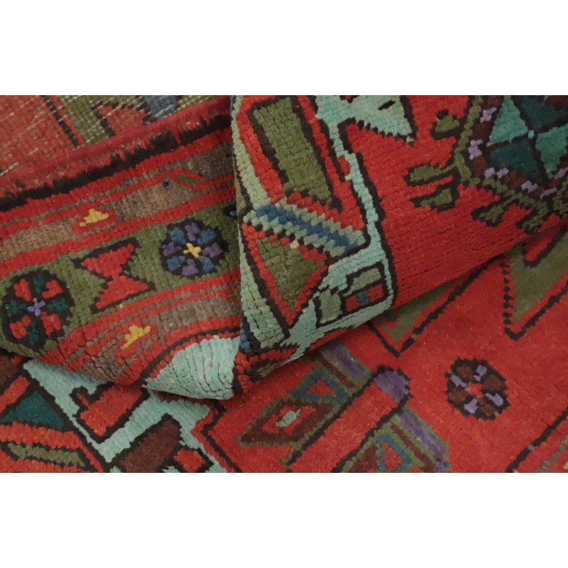 Tapis de couloir géométrique traditionnel 3 x 10