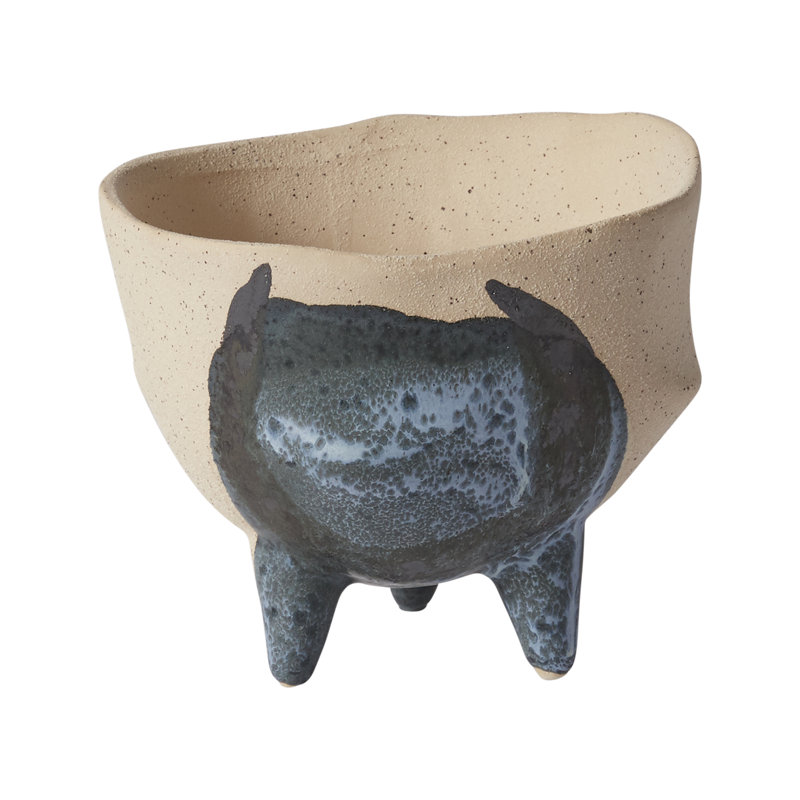 Pot à fleurs en céramique Raley, H 5 po x l 5,75 po x P 6,25 po