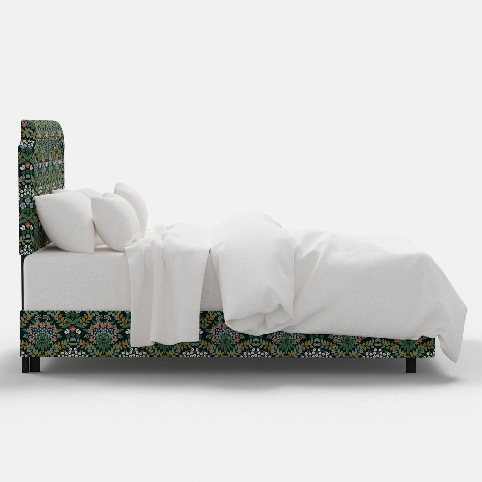 Rifle Paper Co. x Cloth & Company Hampton Bed, Twin, Bramble Emerald