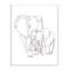 Famille d'éléphants tenant un tronc minimaliste-785913072-786312296