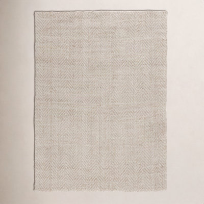 Jiona Ivory Hand-Woven Jute Rug